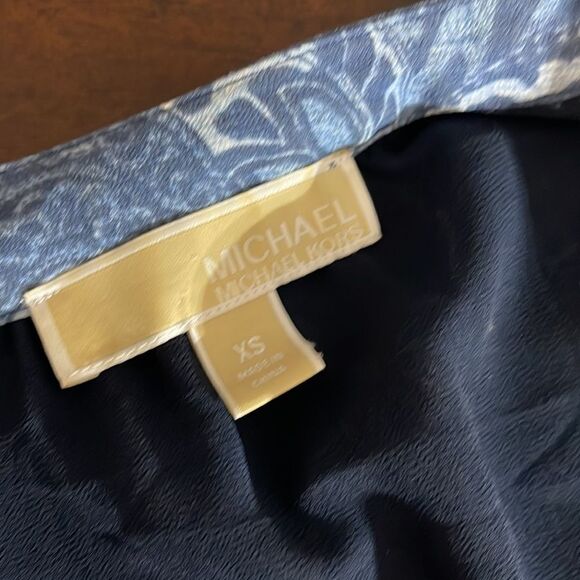 MICHAEL Michael Kors Blue Long Sleeve Dress - Picture 8 of 8